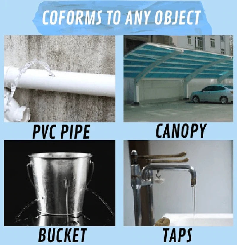 PERMANENT WATER SEAL ALUMINIUM RUBBER TAPE (BUY 1 GET 1 FREE*)