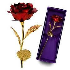 24K Gold Rose Gift Box